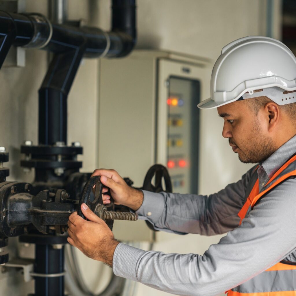 Industrial Plumbing - installing heavy-duty water and drainage systems in manufacturing facilities.