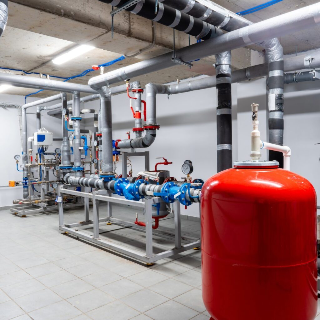 Industrial Plumbing - Fateh Plumbing & Electric providing large-scale plumbing solutions for industrial buildings.